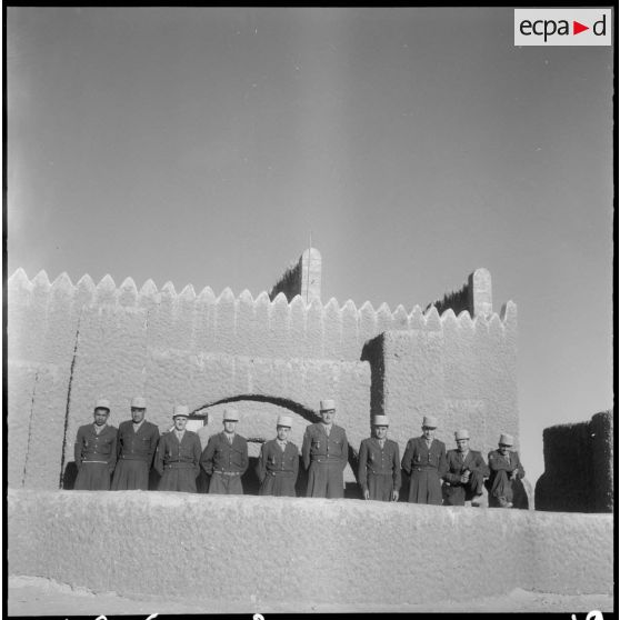 Les sahariens du poste de  Zaouiet Kounta.