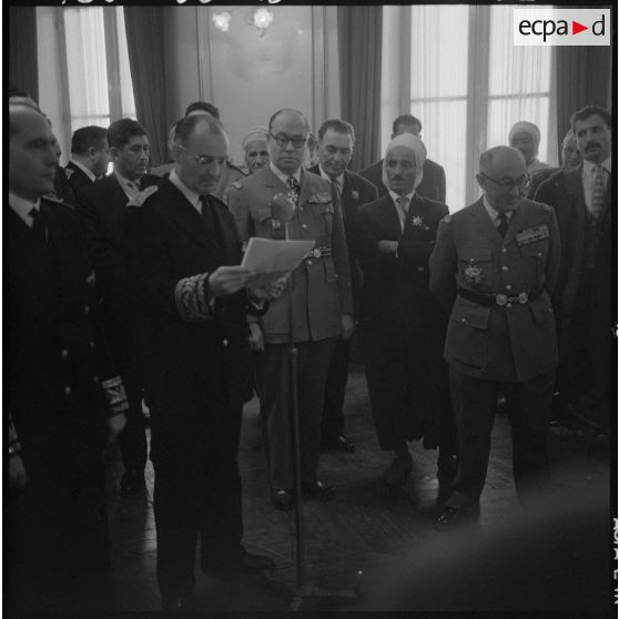 Discours de Mr Jey, préfet inspecteur général de l'administration en mission extraordinaire (IGAME) d'Oran.