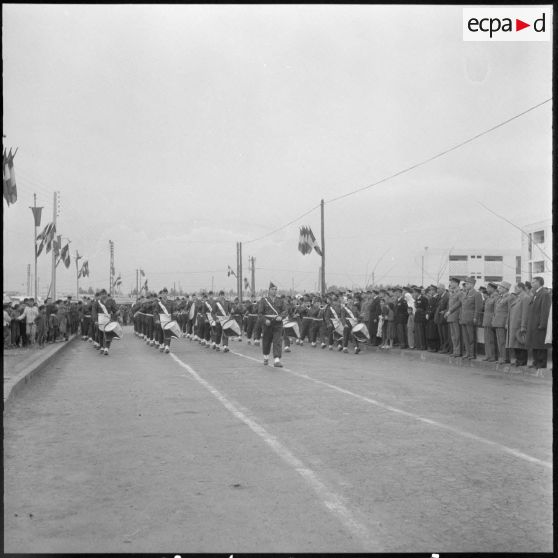 Défilé des troupes.