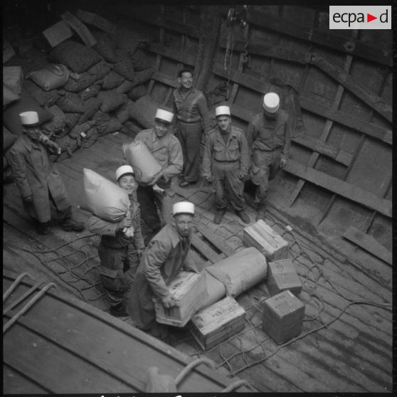 Chargement du matériel.