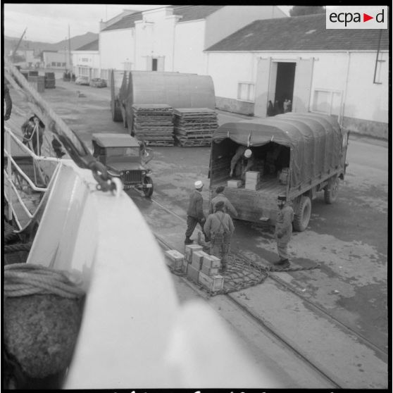 Chargement du matériel.