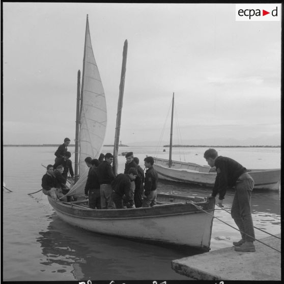 Ecole d'apprentissage maritime à Bougie, aménagée dans le fort Abdelkader.