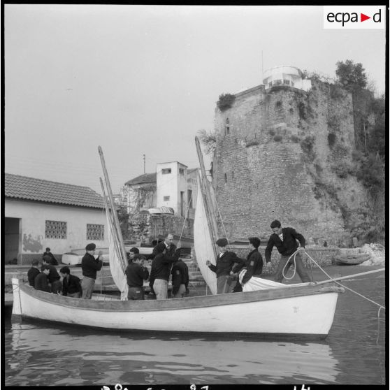 Ecole d'apprentissage maritime à Bougie, aménagée dans le fort Abdelkader.