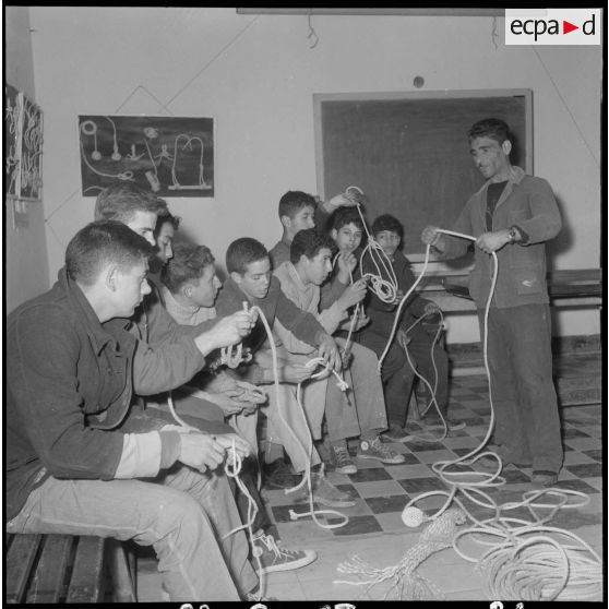 Ecole d'apprentissage maritime à Bougie, aménagée dans le fort Abdelkader.
