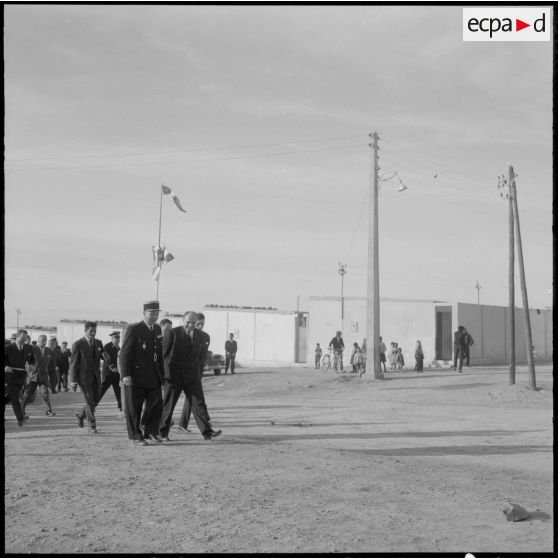Visite de la cité Castor de Moulay Mustapha.