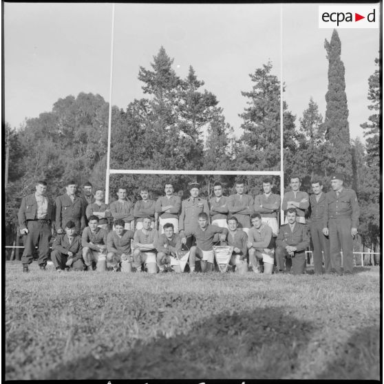 Une équipe de rugby.