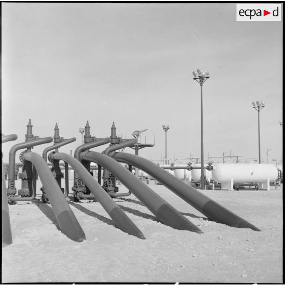 Champs pétrolifères d'Hassi-Messaoud.