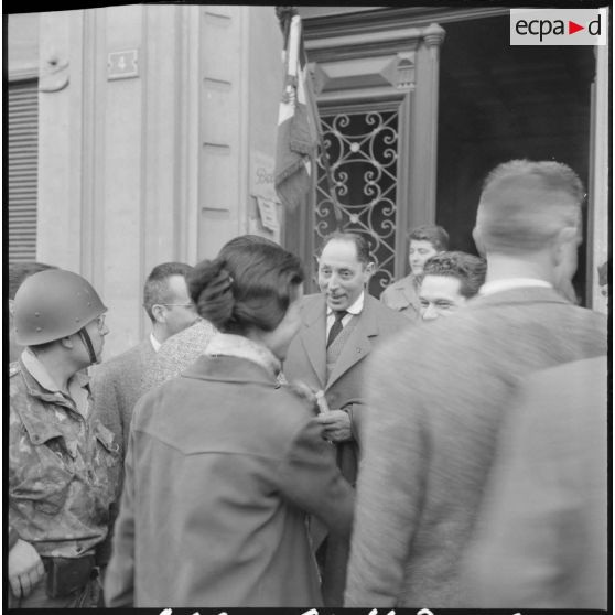 Arrivée de Saïd Boualam au Poste de commandement d' Ortiz dans la journée du 28 janvier 1960.