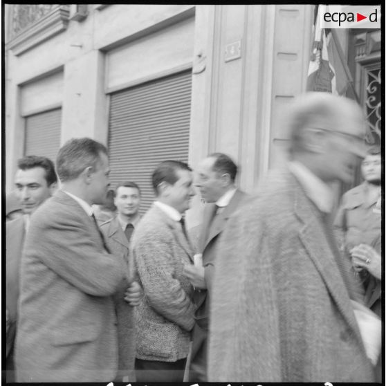 Arrivée de Saïd Boualam au poste de commandement d' Ortiz dans la journée du 28 janvier 1960.