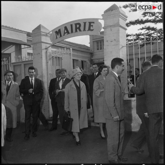 Arrivée à la mairie de Staoueli.
