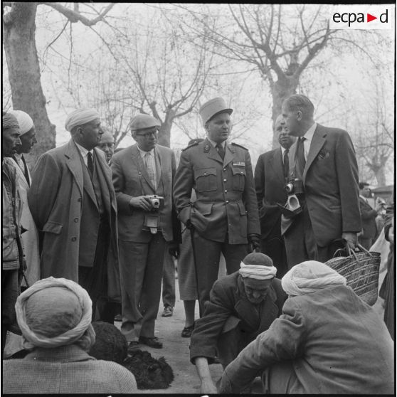 Méchoui à la section administrative spécialisée (S.A.S.) de Boufarik.