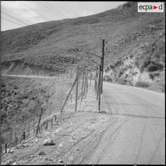 Le barrage dans la région du Col des 4 vents.