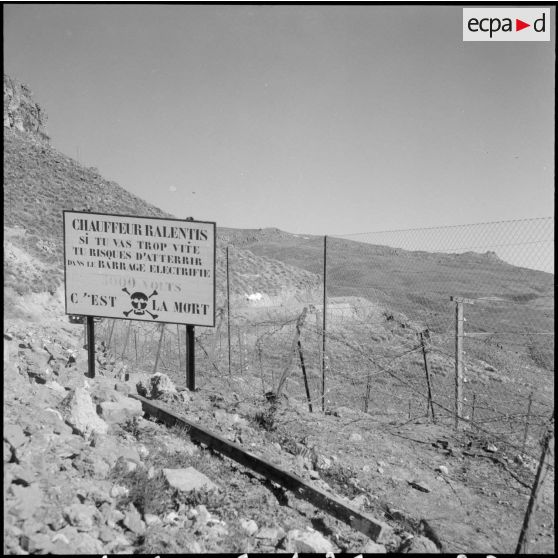 Le barrage dans la région du Col des 4 vents.