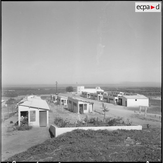 Vue générale du centre des harkis de la Platrière.