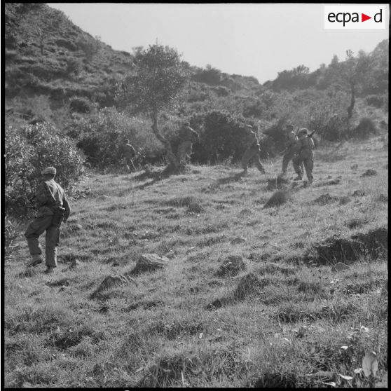 Les harkis patrouillent.