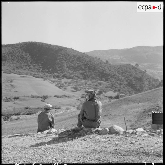 Les gardes du poste à la Platrière.