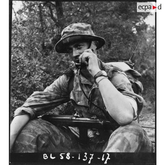 Le 2e régiment de parachutistes coloniaux (2e RPC) à Oued-Malah et Tablat. [Description en cours]