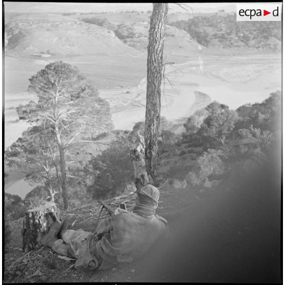 Le 2e régiment de parachutistes coloniaux (2e RPC) à Oued-Malah et Tablat. [Description en cours]