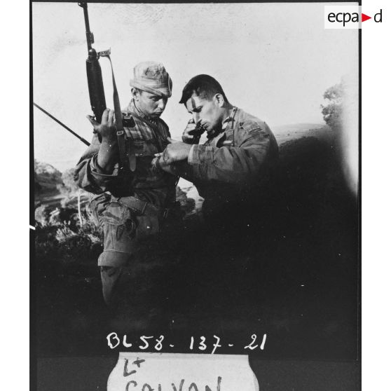 Le 2e régiment de parachutistes coloniaux (2e RPC) à Oued-Malah et Tablat. [Description en cours]