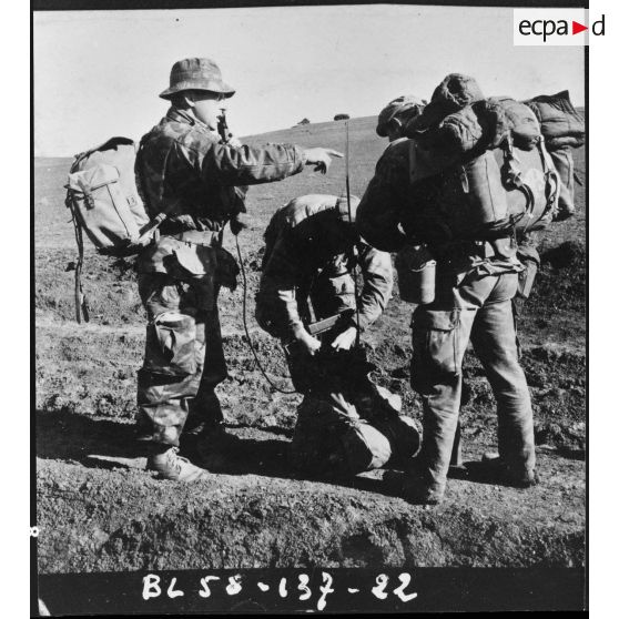 Le 2e régiment de parachutistes coloniaux (2e RPC) à Oued-Malah et Tablat. [Description en cours]