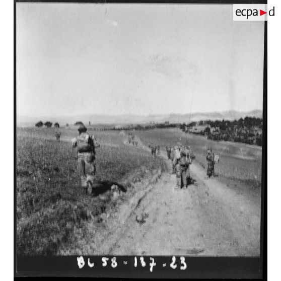 Le 2e régiment de parachutistes coloniaux (2e RPC) à Oued-Malah et Tablat. [Description en cours]