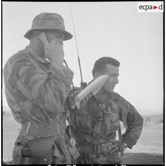 Le 2e régiment de parachutistes coloniaux (2e RPC) à Oued-Malah et Tablat. [Description en cours]