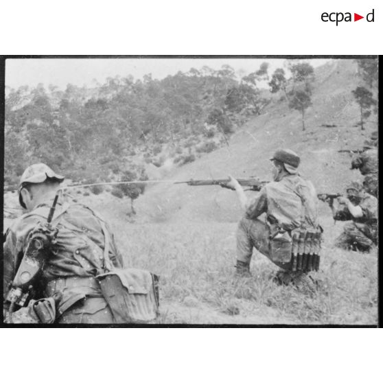 Le 2e régiment de parachutistes coloniaux (2e RPC) à Oued-Malah et Tablat. [Description en cours]