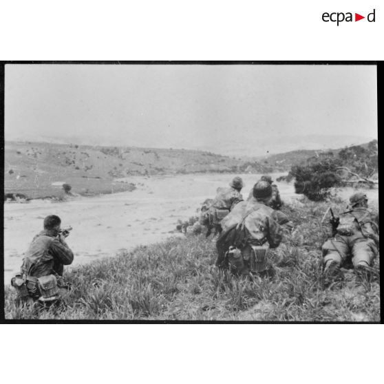 Le 2e régiment de parachutistes coloniaux (2e RPC) à Oued-Malah et Tablat. [Description en cours]