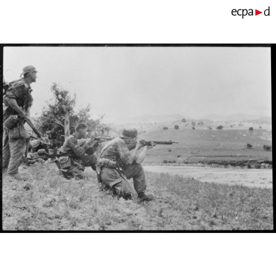 Le 2e régiment de parachutistes coloniaux (2e RPC) à Oued-Malah et Tablat. [Description en cours]