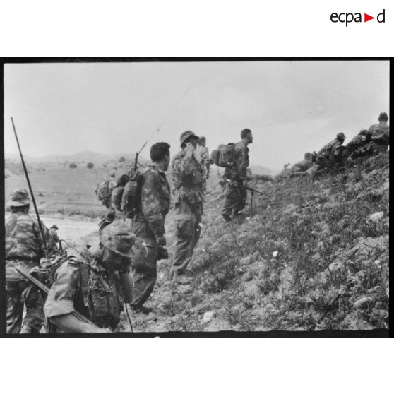 Le 2e régiment de parachutistes coloniaux (2e RPC) à Oued-Malah et Tablat. [Description en cours]
