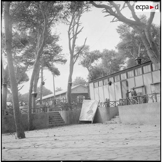 Le centre d'instruction de l'arme blindée et cavalerie (CIABC) du camp du Lido. [Description en cours]