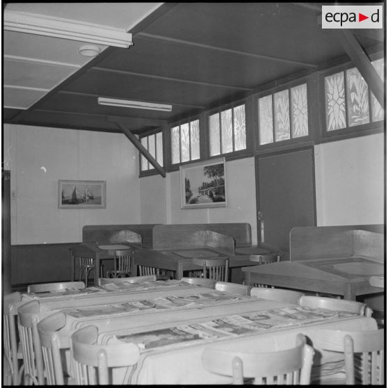 Le centre d'instruction de l'arme blindée et cavalerie (CIABC) du camp du Lido. [Description en cours]