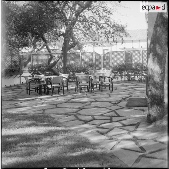 Le centre d'instruction de l'arme blindée et cavalerie (CIABC) du camp du Lido. [Description en cours]