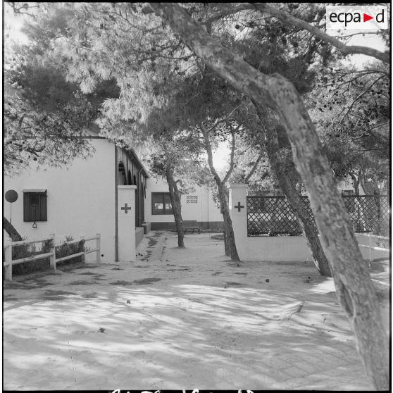 Le centre d'instruction de l'arme blindée et cavalerie (CIABC) du camp du Lido. [Description en cours]