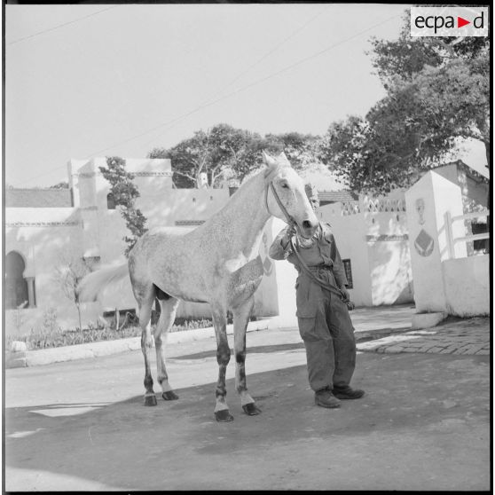 Le centre d'instruction de l'arme blindée et cavalerie (CIABC) du camp du Lido. [Description en cours]