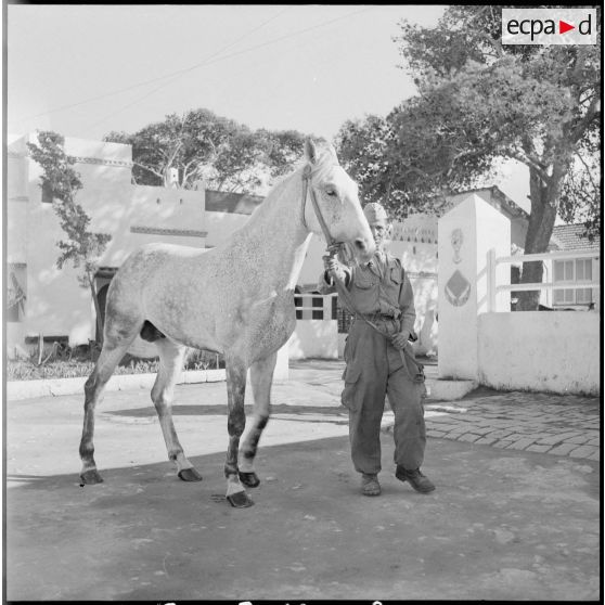Le centre d'instruction de l'arme blindée et cavalerie (CIABC) du camp du Lido. [Description en cours]