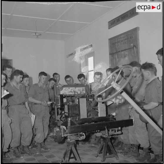 Le centre d'instruction de l'arme blindée et cavalerie (CIABC) du camp du Lido. [Description en cours]