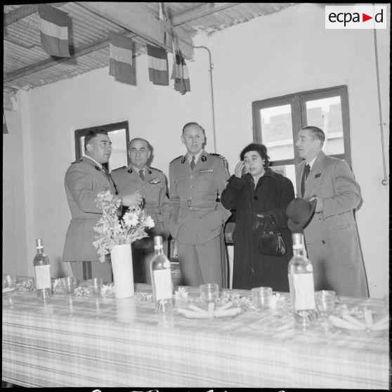 Inauguration du bordj Sergent Couturier. [Description en cours]