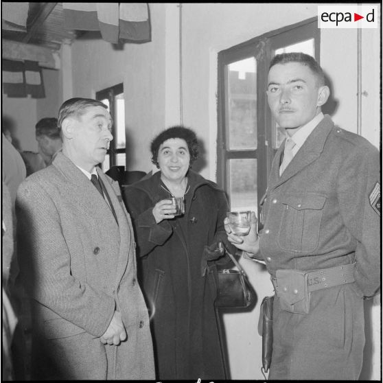 Inauguration du bordj Sergent Couturier. [Description en cours]