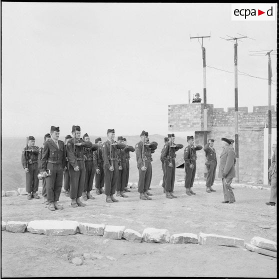 Inauguration du bordj Sergent Couturier. [Description en cours]