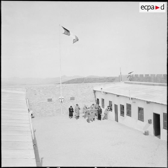 Inauguration du bordj Sergent Couturier. [Description en cours]