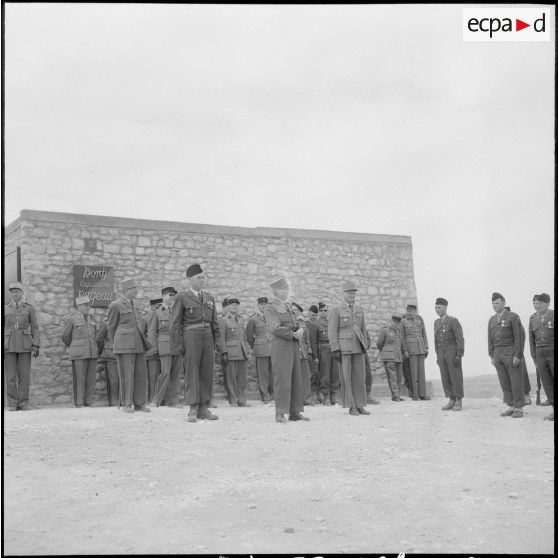 Inauguration du bordj capitaine Rageau. [Description en cours]