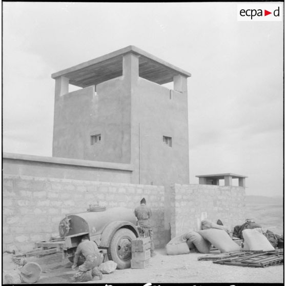 Inauguration du bordj capitaine Rageau. [Description en cours]