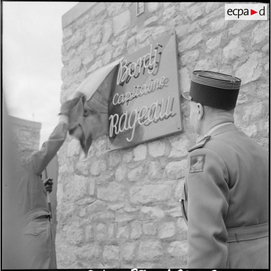 Inauguration du bordj capitaine Rageau. [Description en cours]