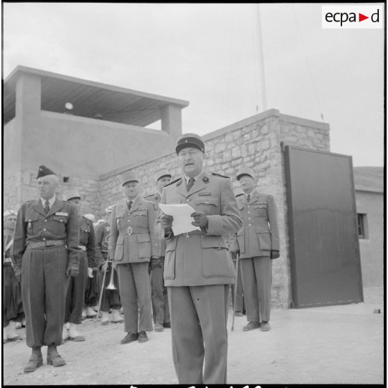 Inauguration du bordj capitaine Rageau. [Description en cours]