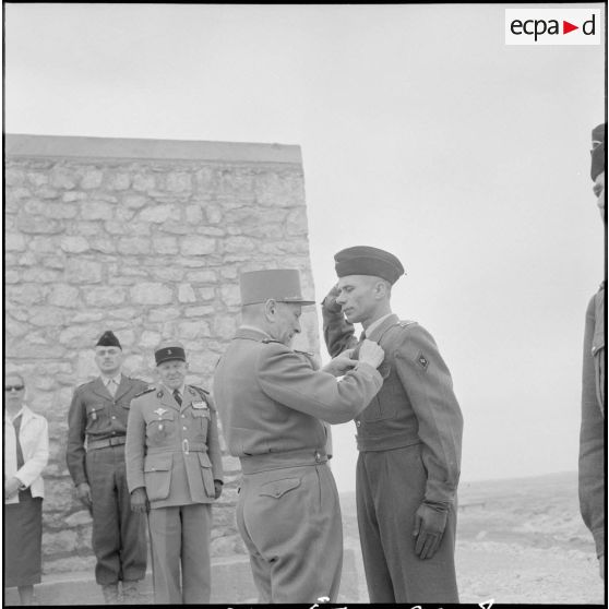 Inauguration du bordj capitaine Rageau. [Description en cours]