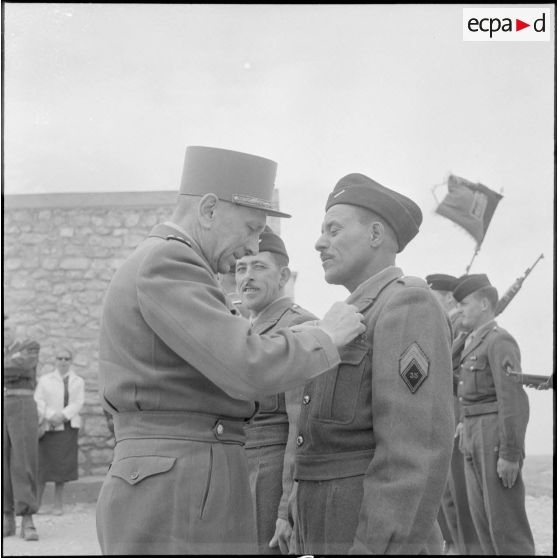 Inauguration du bordj capitaine Rageau. [Description en cours]