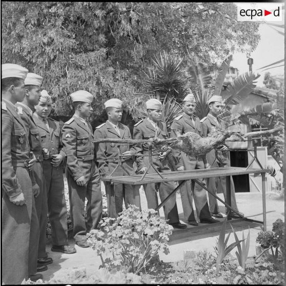 Fêtes de l'Aïd El-Seghir à la base de transit militaire d’Alger. [Description en cours]