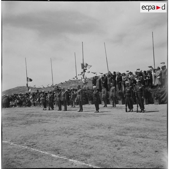 Fête du 1er régiment de tirailleurs algériens (RTA) à Boghari. [Description en cours]