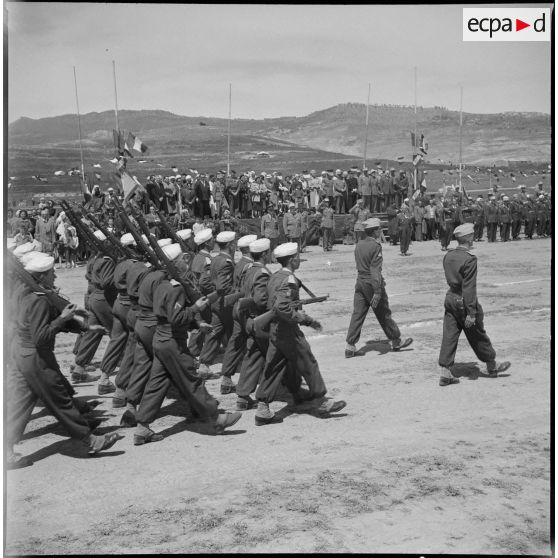Fête du 1er régiment de tirailleurs algériens (RTA) à Boghari. [Description en cours]